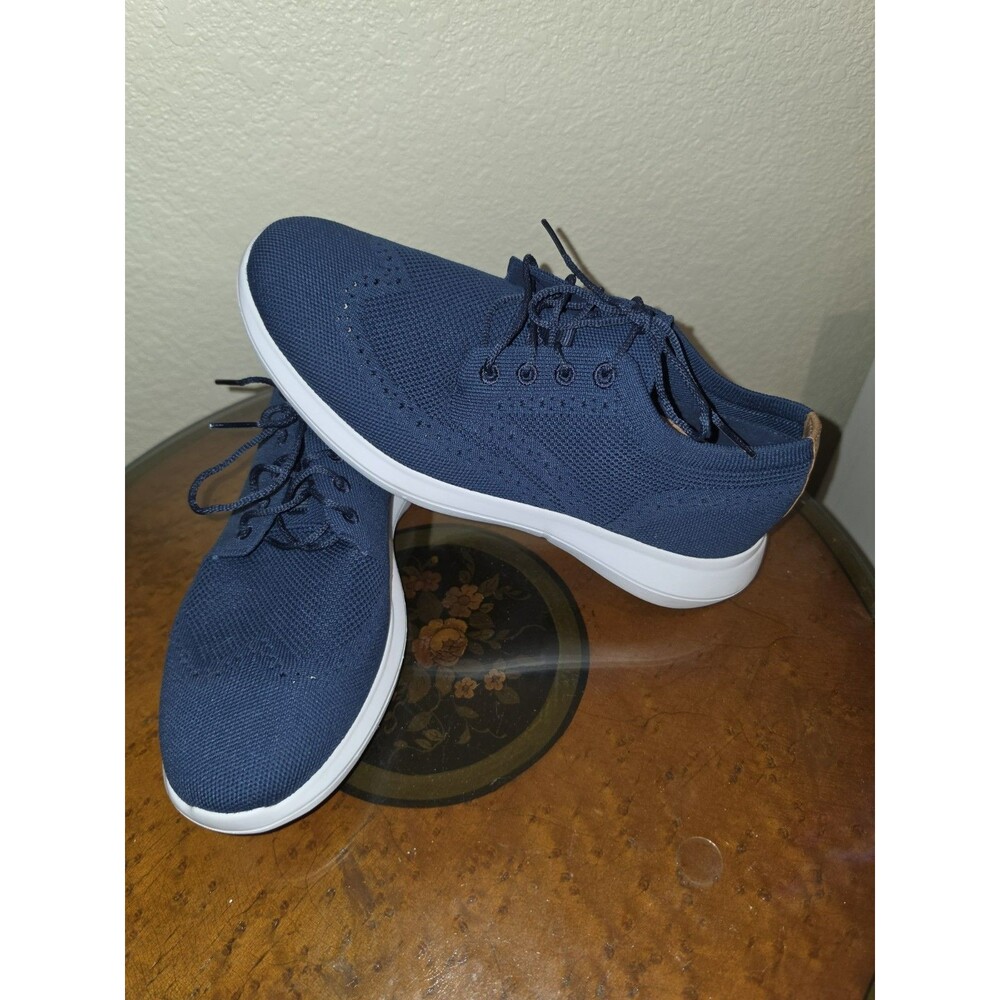 FootJoy Flex XP Mens Blue Knit Spikeless Golf Shoes 56118 Size 8 W